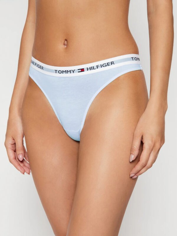 Tommy Hilfiger dámská světle modrá tanga - M (407)