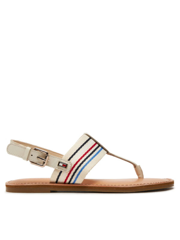 Tommy Hilfiger dámské béžové sandály - 40 (AEF)