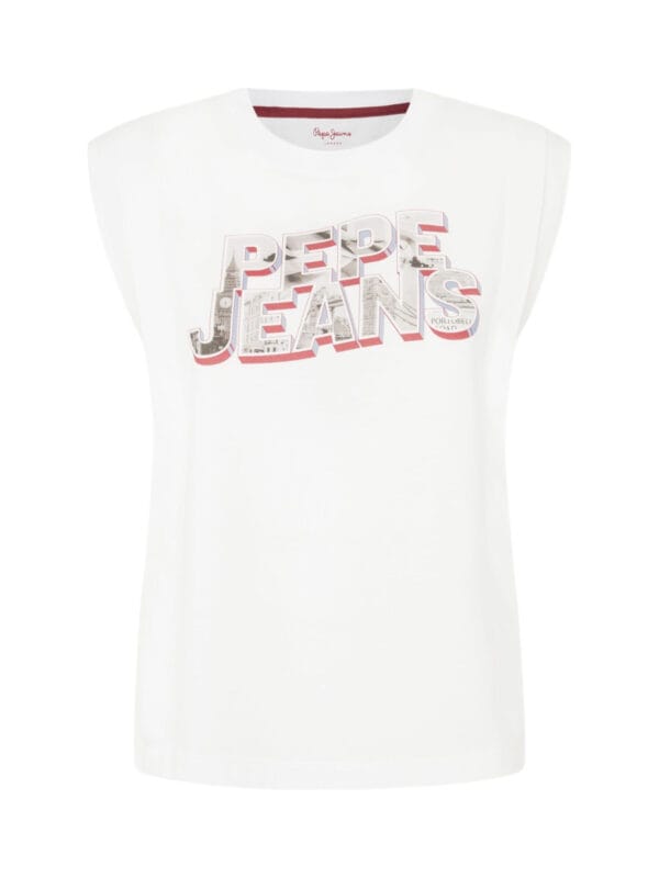 Pepe Jeans dámské bílé tričko - XS (800)