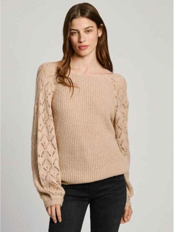 Pepe Jeans dámský béžový svetr - XS (833)